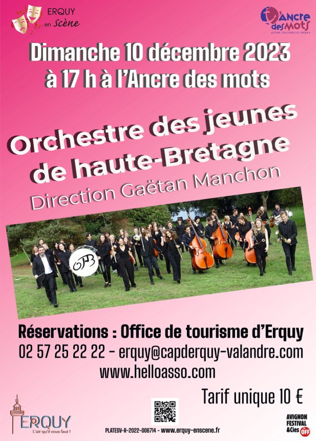 A6 Flyer Orchestre des Jeunes de Bretagne Recto